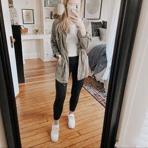 Faded Glory Olive Green Military Jacket